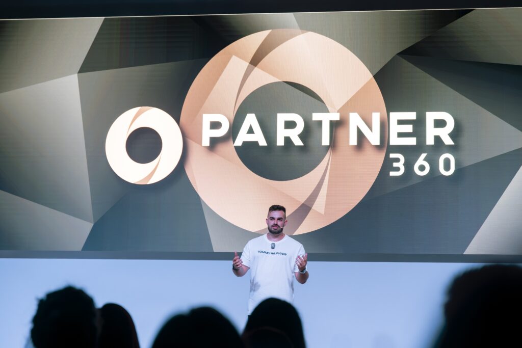 Ultimo evento Partner 360. Presentación de Fabio